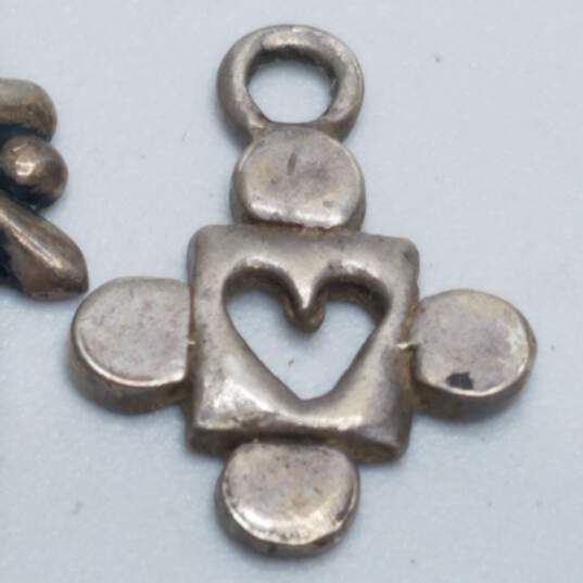 Sterling Silver Multi-Gemstone Pendant Brooch Bundle 5pcs 13.5g image number 5