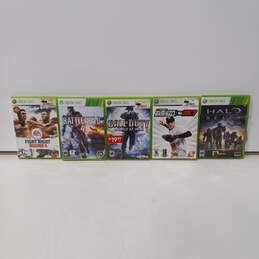 Lot of 5 Microsoft Xbox 360 Games