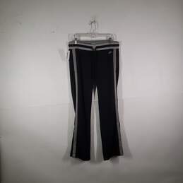 Womens Straight Leg Drawstring Waist Activewear Track Pants Size Medium