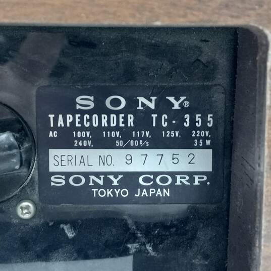 Sony Stereo Tape Recorder Reel-To-Reel Solid State TC-355 image number 7
