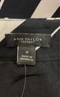 Ann Taylor Women Black Striped Maxi Flared Skirt Sz 10 image number 3
