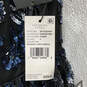 NWT Womens Black Sequin V-Neck Sleeveless Back Zip Evening Maxi Dress Sz 4 image number 4