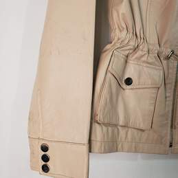Bebe Women Tan Leather Jacket S alternative image