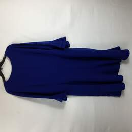 Avenue Women Cobalt Blue Long Sleeve Dress XXXL 26 28 NWT alternative image