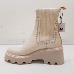 Dolce Vita Hoven H2O Studded Ivory Leather Platform Chelsea Boot Women's Size 7 alternative image
