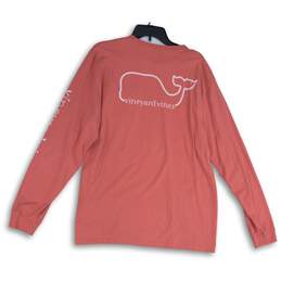 Vineyard Vines Mens Pink Crew Neck Long Sleeve Pullover T-Shirt Size Large alternative image