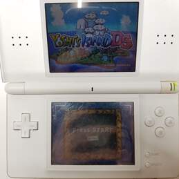 White Nintendo DS Lite w/Yoshi's Island DS alternative image