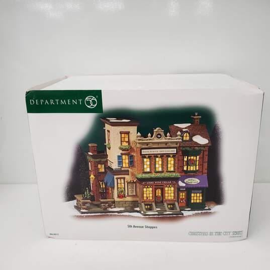 Department 56 5th Avenue Christmas In the City Shops / Untested image number 1