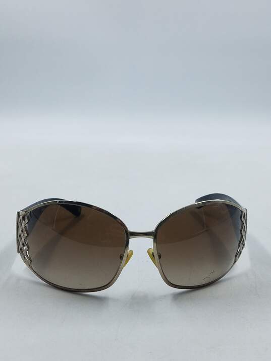 Versace Gold Oversized Sunglasses image number 2