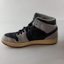 Nike Air Jordan 1 Mid Red, Grey Sneakers  554724-012 Size 9.5 alternative image