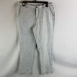 Marrakesh Women Striped Linen Pants S