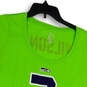 Womens Green Seattle Seahawks Russell Wilson #3 Seattle T-Shirt Size Large image number 3
