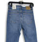 NWT Womens Blue Denim Medium Wash Distressed Spilt Skinny Jeans Size 38 image number 4