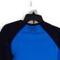 Mens Blue Navy Crew Neck Long Sleeve Pullover T-Shirt Size Small image number 4