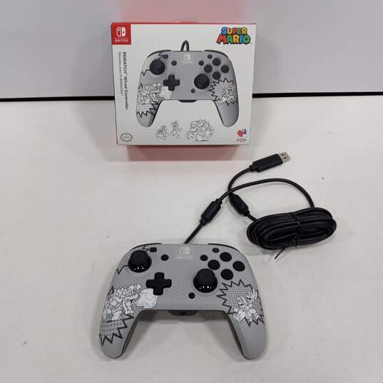 Nintendo Switch PDP Rematch Wired Super Mario Controller w/Box image number 1
