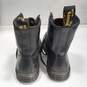 Dr. Martens Unisex Black Leather Sneaker Boots Size 7 image number 4