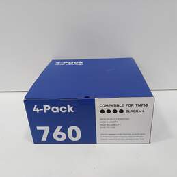 4-Pack 760 Black Toner