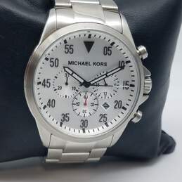 Michael Kors MK-8331 45mm WR 10ATM Chrono Analog Date Watch 152g