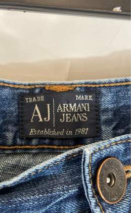 Armani Jeans Blue Straight Jeans - Size 6 alternative image