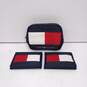 Tommy Hilfiger Blue, Red And White Travel Pouch And 2 Wallets image number 1