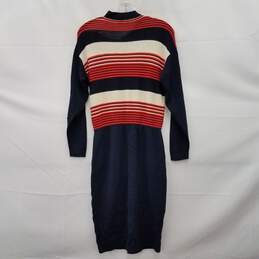 St. John by Marie Gray Vintage Striped Dress Size 2 alternative image