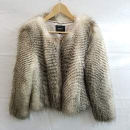 Unreal Fur Women's Brown Modacrylic Faux Fur Jacket Size M