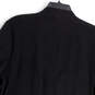 NWT Womens Black Long Sleeve Drawstring Waist Open Front Blazer Size Large image number 4