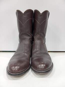 Justin Men's Brown Leather Boots Size 11