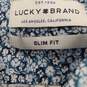 Lucky Brand Men Floral Print Button Up Shirt XL NWT image number 3