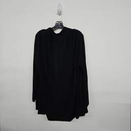 LIZ CLAIBORNE Black Long Sleeve Open Front Cardigan alternative image