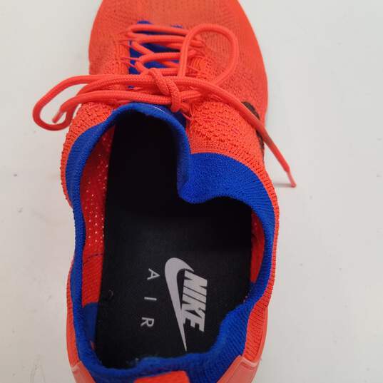 Nike Air Zoom Mariah Flyknit Racer Orange Running 918264-800 Sneakers Men's Size 11 image number 7