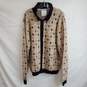 Percival Full Snap Button Long Sleeve Gambit Knit Cardigan Sweater Size 2XL image number 1