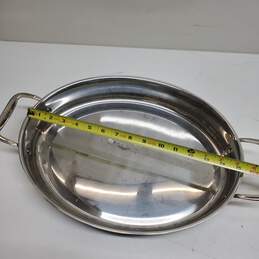 All-Clad Stainless Steel 15inch 5.5 Qt Oval Baker roasting pan 89 204-8177 Cookware alternative image