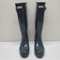 Hunter Original Gloss Gray Rain Boots Size 7M/8F image number 1