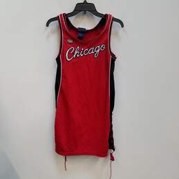 Womens Red Chicago Bulls Sleeveless Pullover Basketball NBA Jersey Size L