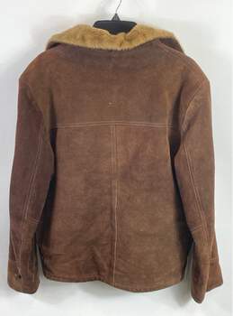 Trailmaster Women Brown Leather Jacket L alternative image