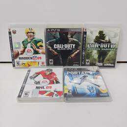Bundle of 5 Assorted PlayStation 3 Video Games