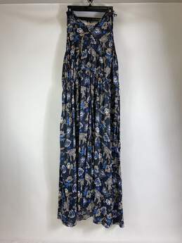 Lane Bryant Women Blue Floral Print Sleeveless Dress 28 NWT