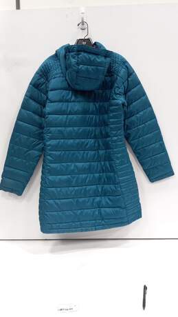 Columbia Women's Blue Long Hooded Puffer Jacket/Coat Size L alternative image
