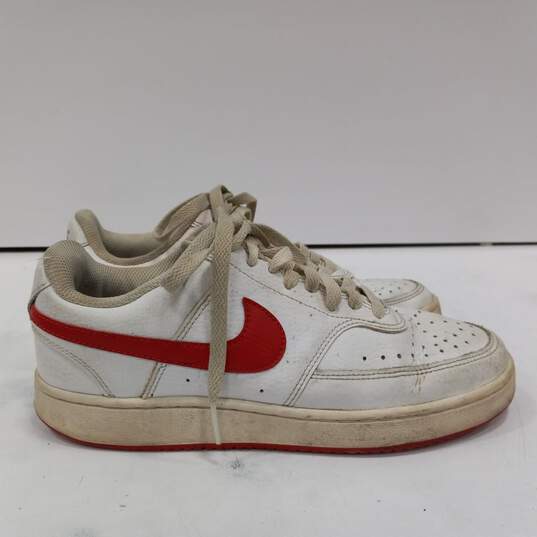 Nike Women's Court Vision Red/White Athletic Sneakers-8.5 image number 1