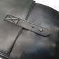 Black Leather Pocket Kit Messenger Pouch image number 5