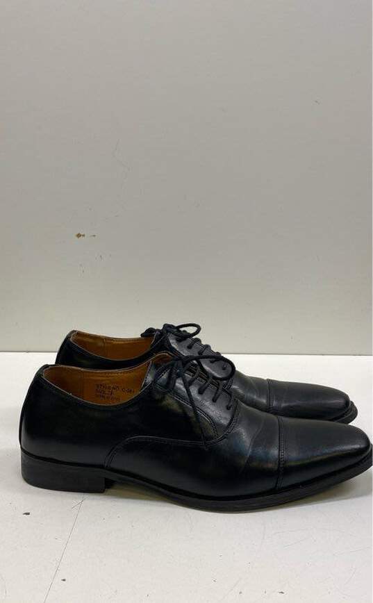 Santino Luciano C-381 Black Oxford Dress Shoes Men's Size 7.5 image number 3