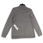 NWT Womens Gray Knitted Shoulder Button Long Sleeve Pullover Sweater Size M image number 2