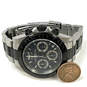 Designer Invicta Chronograph Black Round Dial Chain Strap Analog Wristwatch image number 4