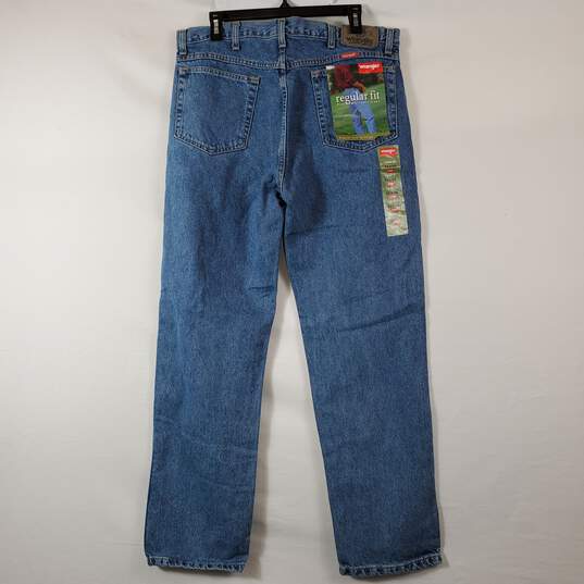 Wrangler Men Blue Jeans Sz 36x30 NWT image number 2