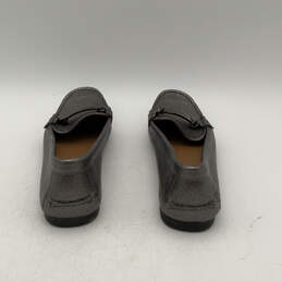 Womens Olive Silver Moc Toe Fashionable Slip-On Loafer Shoes Size 8 B alternative image