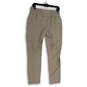 Womens Beige Performance Fishing Gear Zipper Pockets Ankle Pants Size Small image number 2