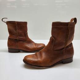 WOMENS FRYE BROWN ANKLE BOOTIES SIZE 6.5