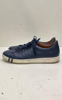 Bally Leather Asher Sneakers Dark Navy 9.5