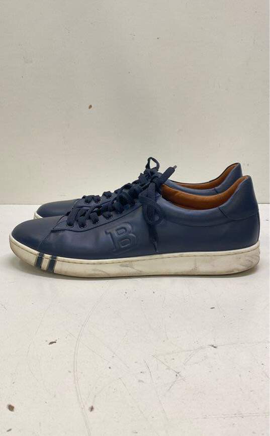 Bally Leather Asher Sneakers Dark Navy 9.5 image number 1